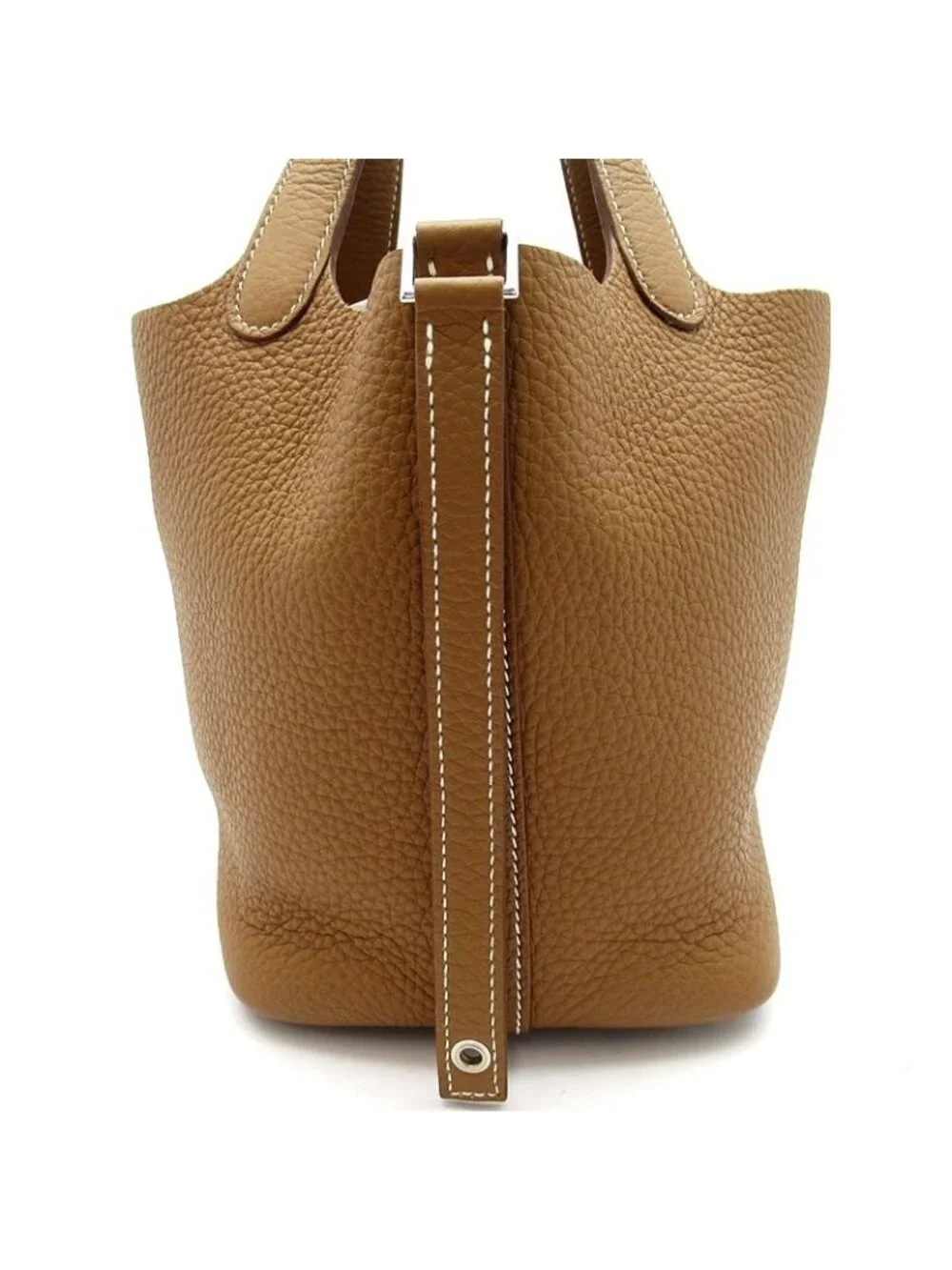 Hermes Picotin Lock PM Taurillon Clemence Handbag Gold
